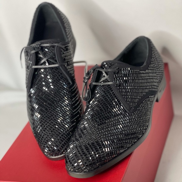 $960 Salvatore Ferragamo US 7.5 D dress shoes new - Picture 1 of 16
